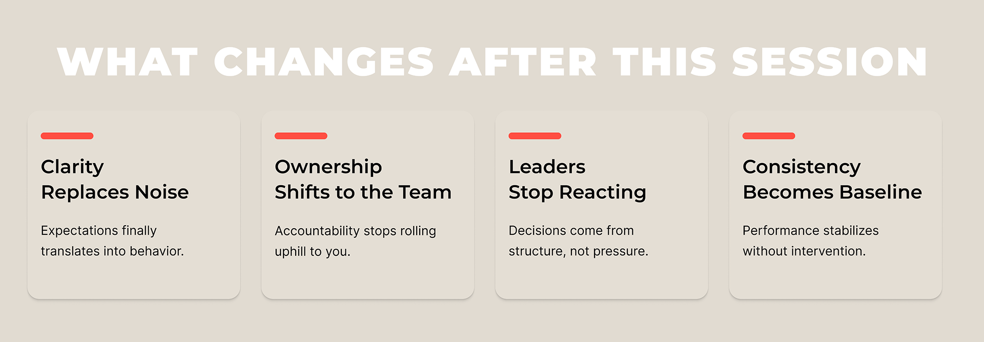 WHAT CHANGES WHAT CHANGES